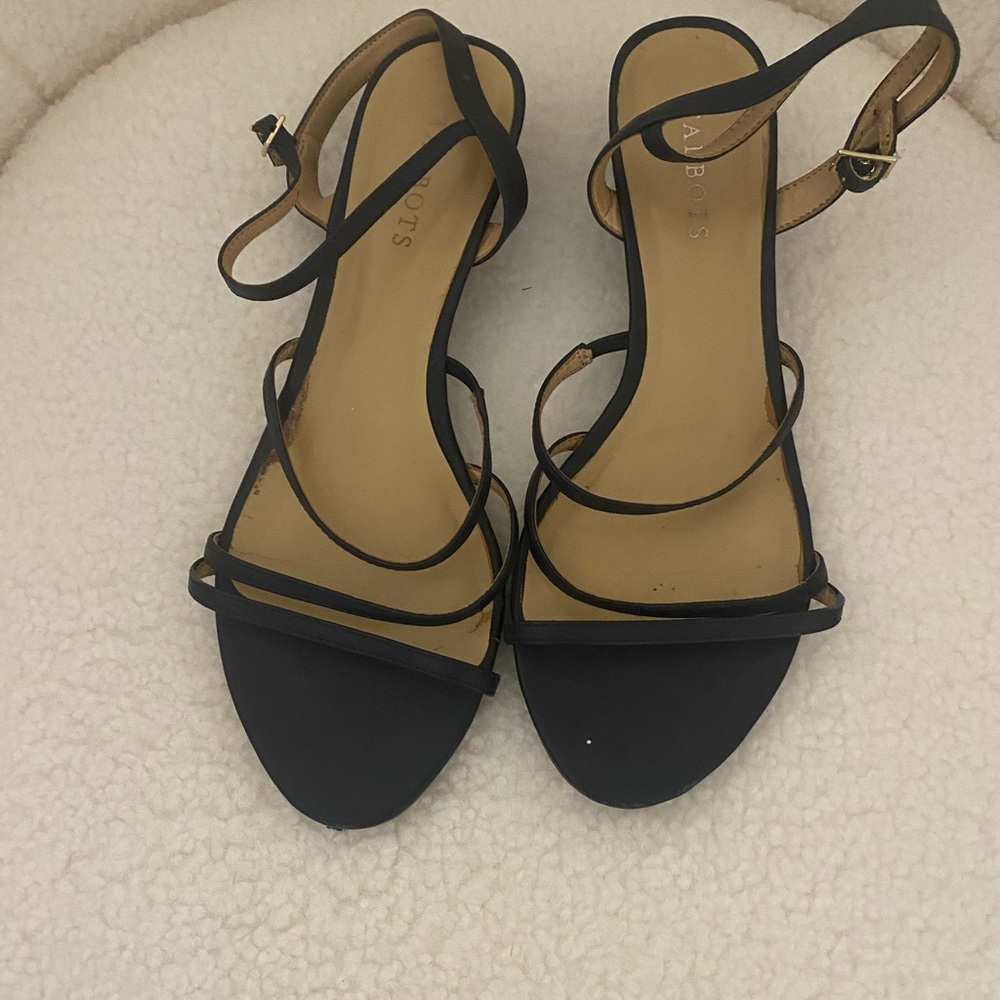 Talbots Navy Strappy  Sandals size 9